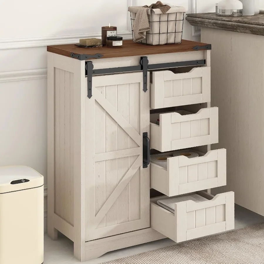 Storage - Szafka łazienkowa w stylu rustykalnym, idealna