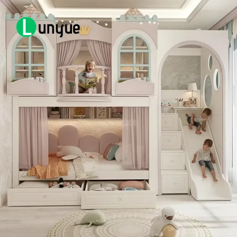 Wygodne, designerskie łóżko pi – Bunk Bed With Stairs And Slide recenzja i cena