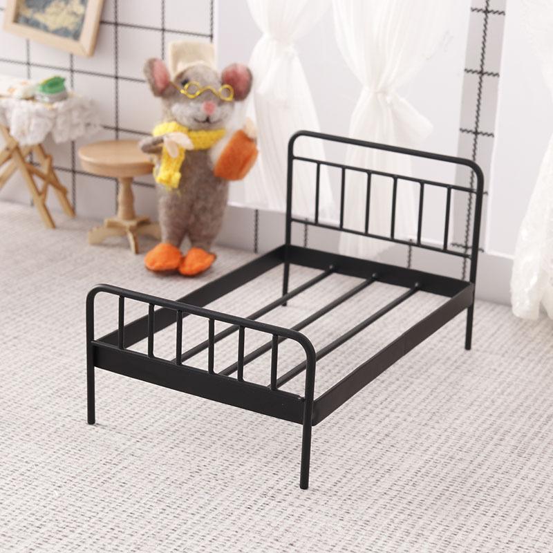 1 szt. 1:12 Miniaturowe łóżko  – Bedroom Furniture recenzja i cena