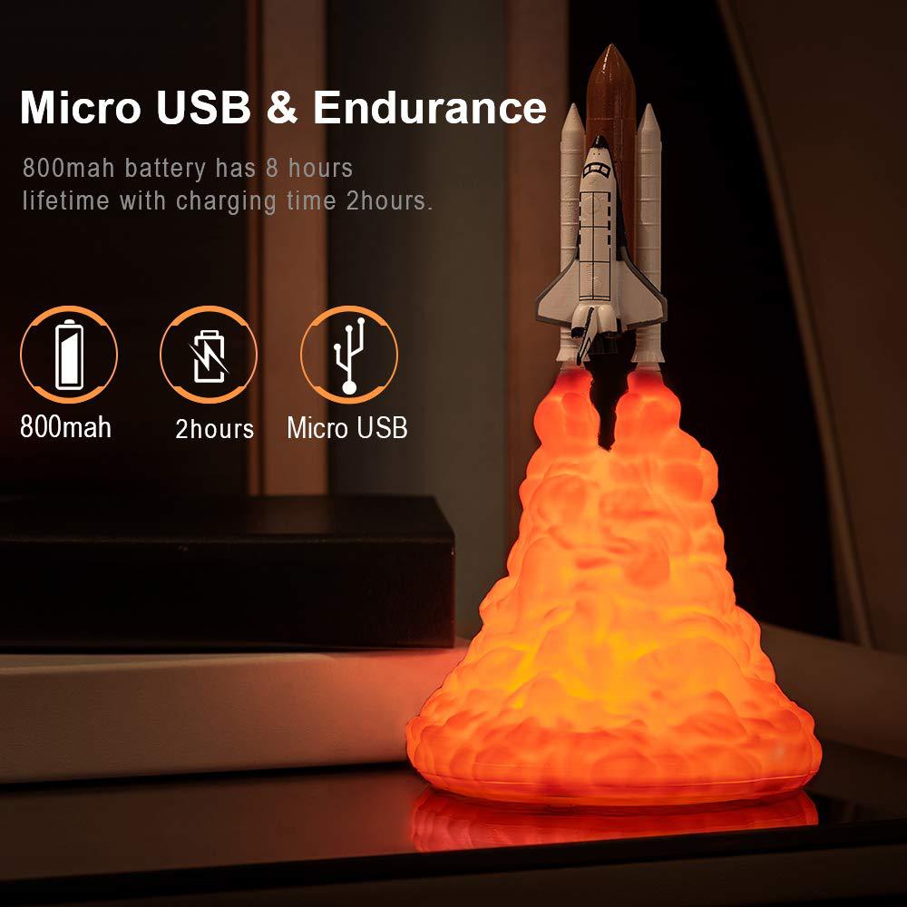 Lampa Stołowa LED w Kształcie  – Floating Nightstand With Led Light recenzja i cena